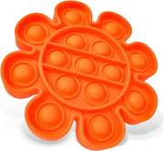 Pop Bubble - Pop it - fidget toy - Orange - Bloem vorm - Speeltje
