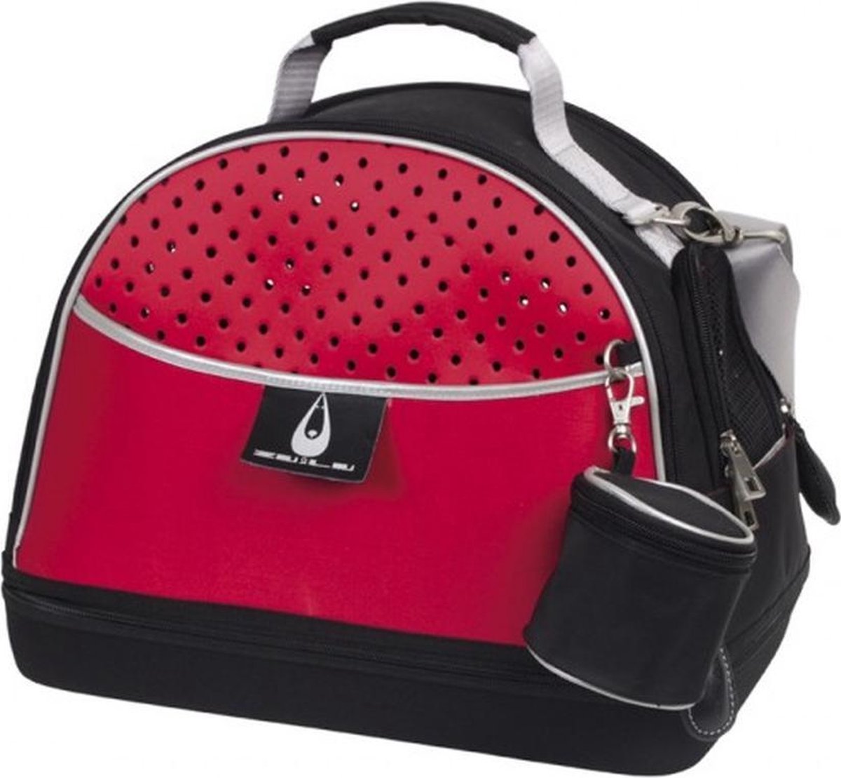 Nobby - draagtas - Alexia I - voor kleine dieren - rood/zwart - 36 x 22 x 29 cm