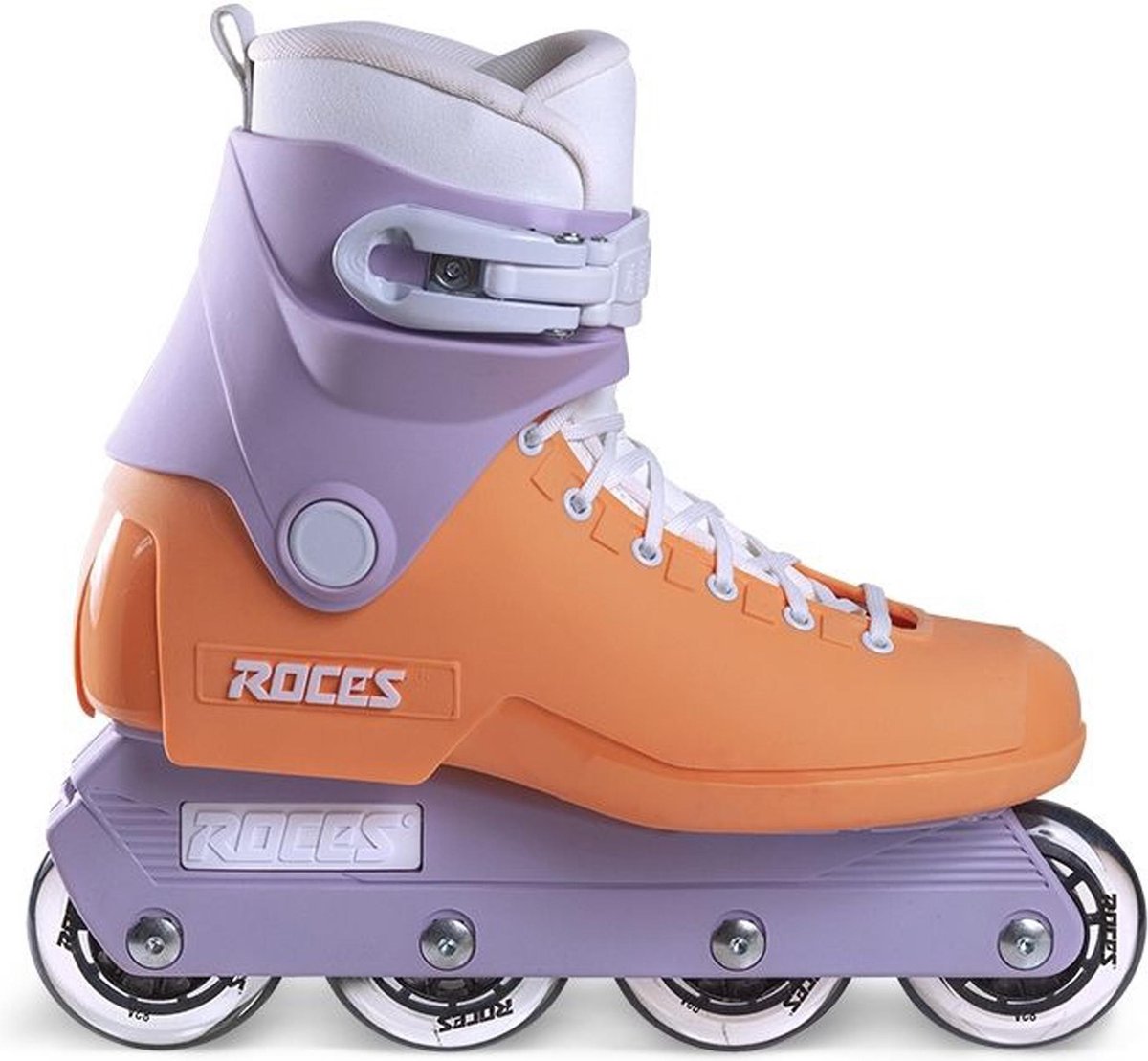 Roces 1992 Inlineskates - Maat 38 - Unisex - oranje/lil/wit