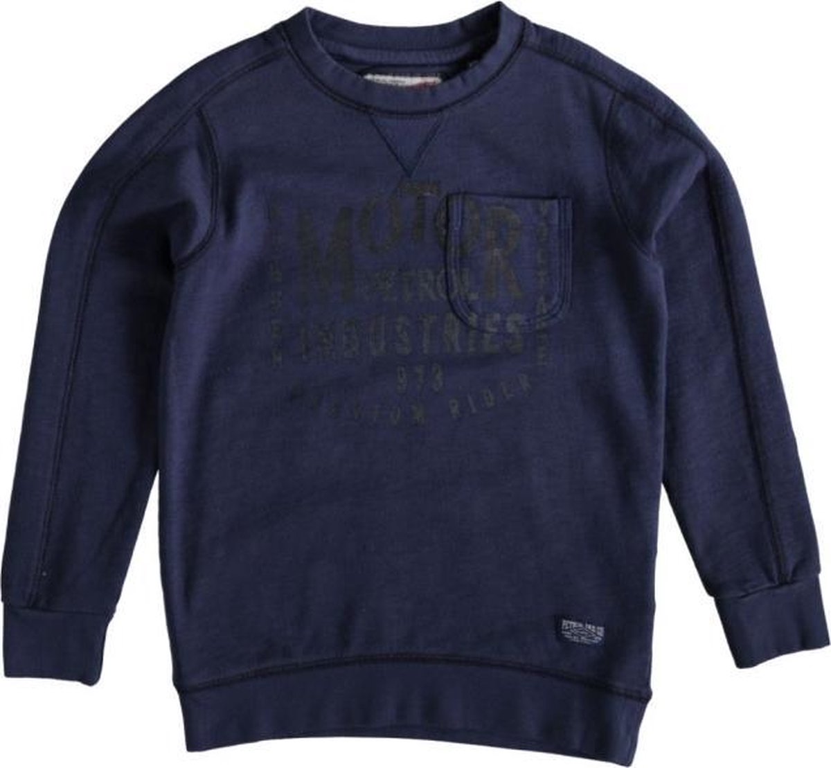 Petrol donkerblauwe sweater Maat - 164