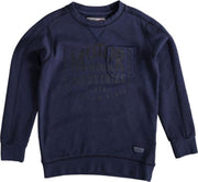 Petrol donkerblauwe sweater Maat - 164