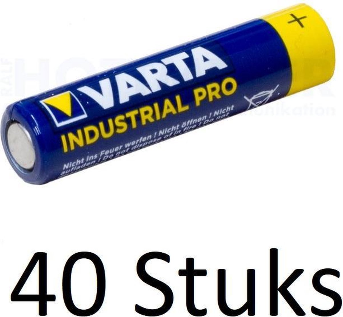 40 Stuks Varta Industrial Pro AA (Bulk Verpakking)
