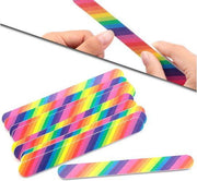 5 stuks nagelvijl regenboog kleuren
