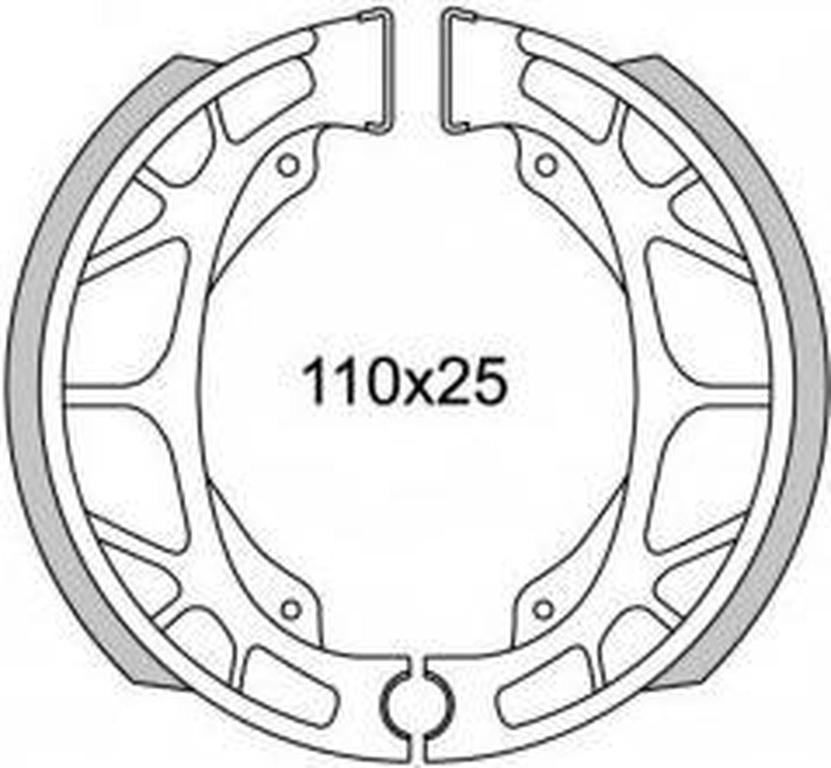 Remsegment newfren 255 aprilia a/axis
