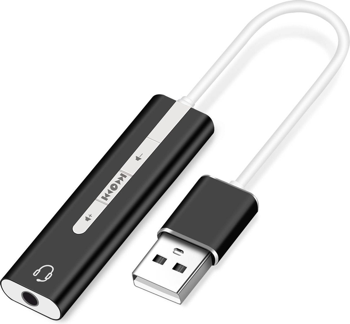 Garpex® Externe USB Geluidskaart – Microfoon Audio – Soundcard – 7.1 Surround Sound - USB