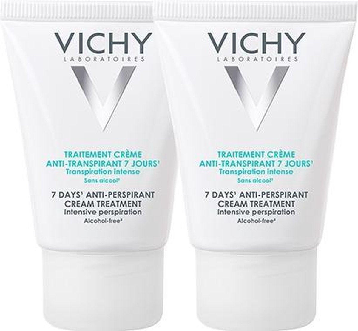 Vichy Deodorant Intense Transpiratie crème 7 dagen - 2x30ml