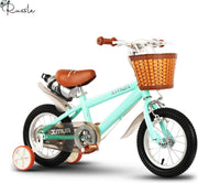 Fiets Pastel Mint Groen 14 Inch met Mandje
