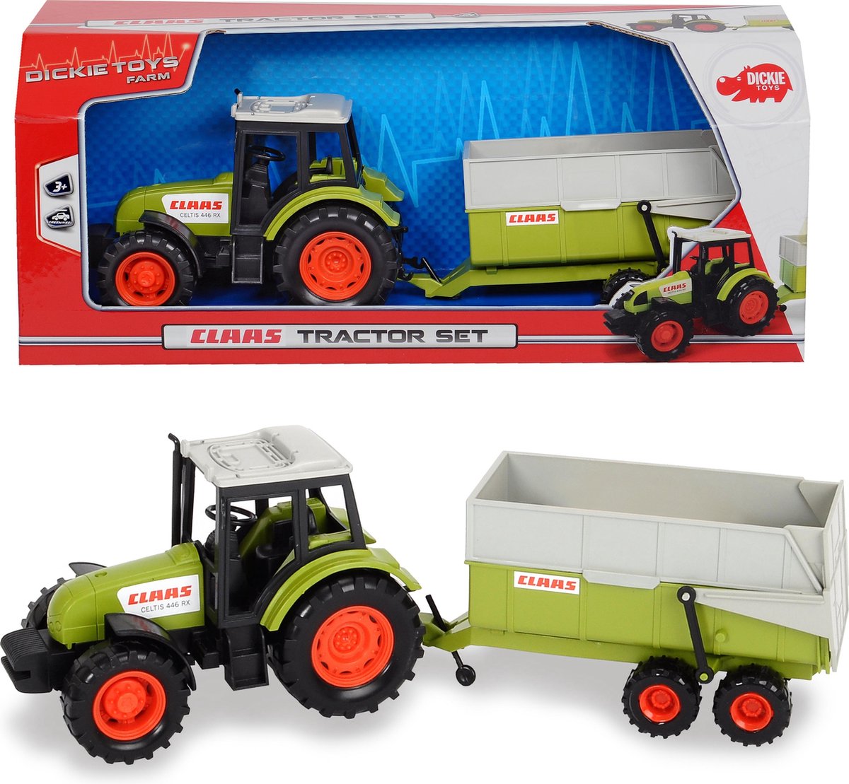 Claas Tractor and Trailer