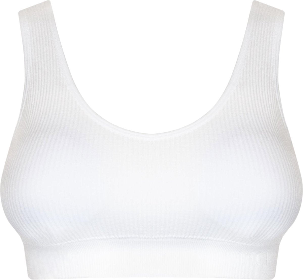 MAGIC Bodyfashion Ribbed Comfort Bra White Vrouwen - Maat L