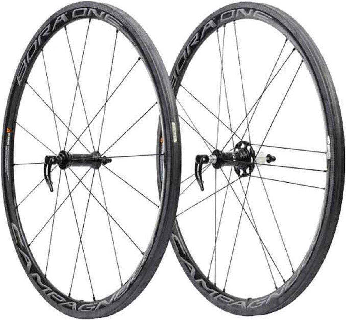 Campa. stel draad-wielen Bora One 35 Dark zwart