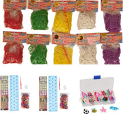 Starterspakket Loombandjes met geur 3400-delig - 5 verschillende geuren loombandjes