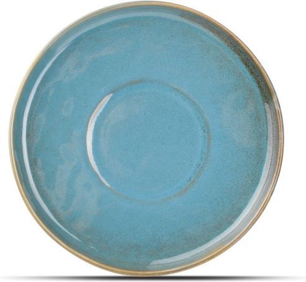 Element Schotel Blauw/Groen. 14 cm.