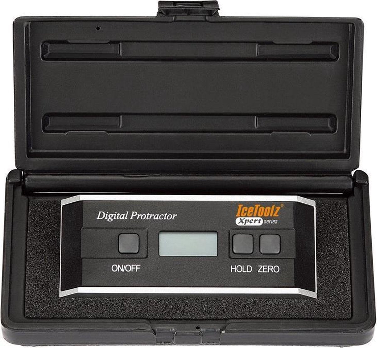 Icetoolz Hoekmeter E371 Xpert Digitaal 15 Cm Alu Zwart 3-delig