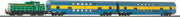 Piko 97934 H0 Startset PKP dieselloc met dubbeldekkers