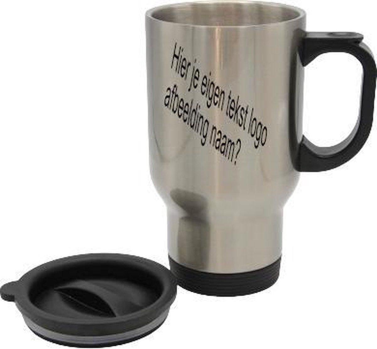 Thermobeker Rvs met eigen ontwerp. (gepersonaliseerd)