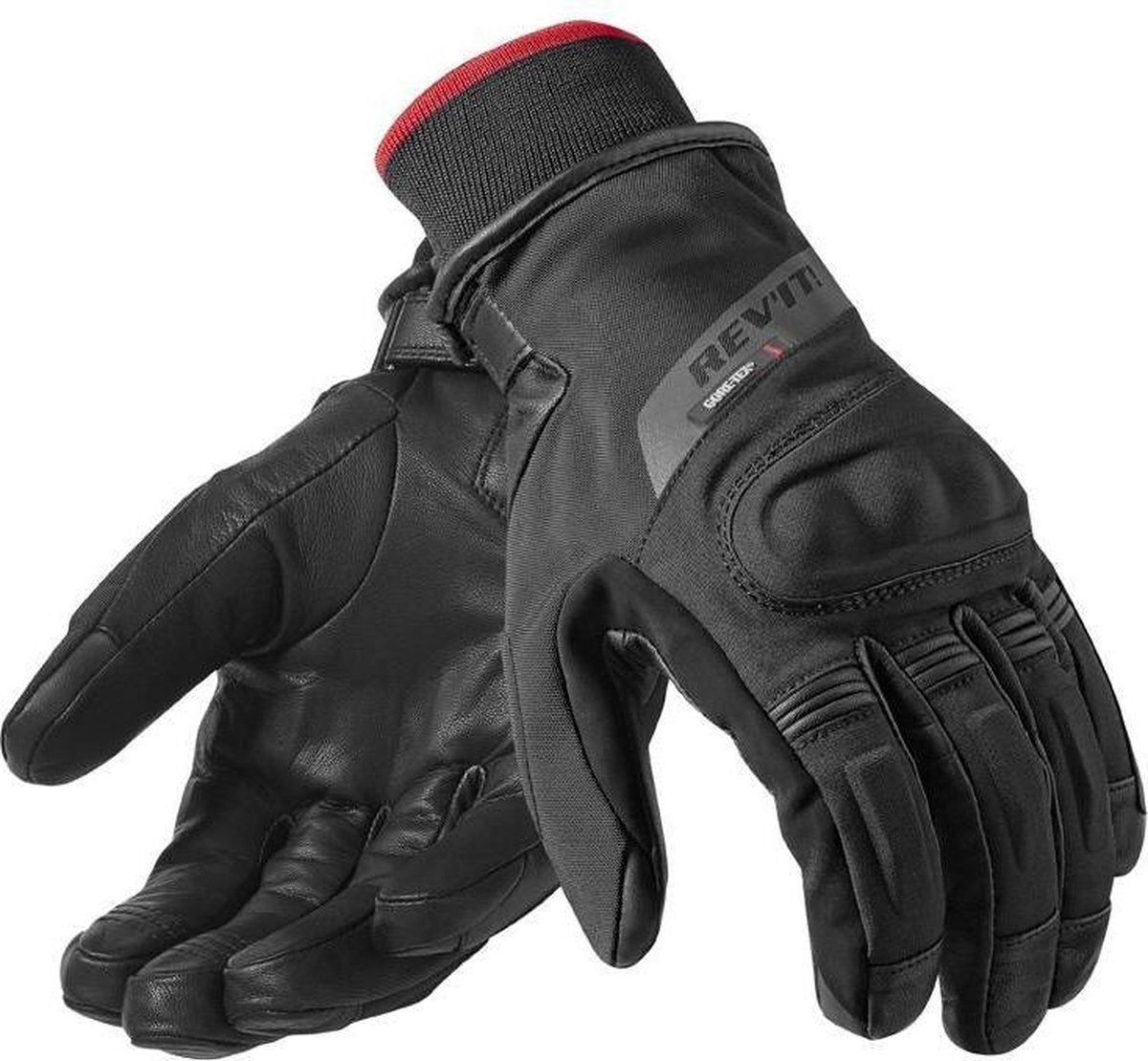 REV'IT! Kryptonite Black Gore-Tex Motorcycle Gloves 2XL