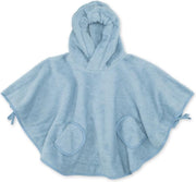 Kinderen - Bemini Poncho oud blauw Blauw