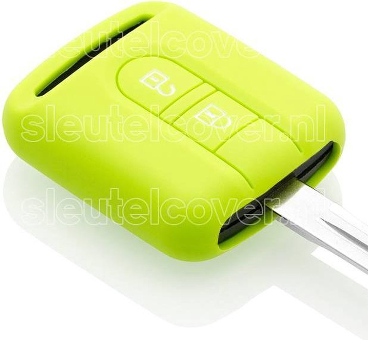 Nissan SleutelCover - Lime groen / Silicone sleutelhoesje / beschermhoesje autosleutel