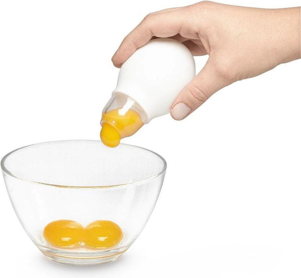 Eierdooier splitser - Ei scheider- Egg divider- Simpel & snel