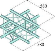 ALUTRUSS DECOLOCK DQ4-PAC41 4-Way Cross Piece