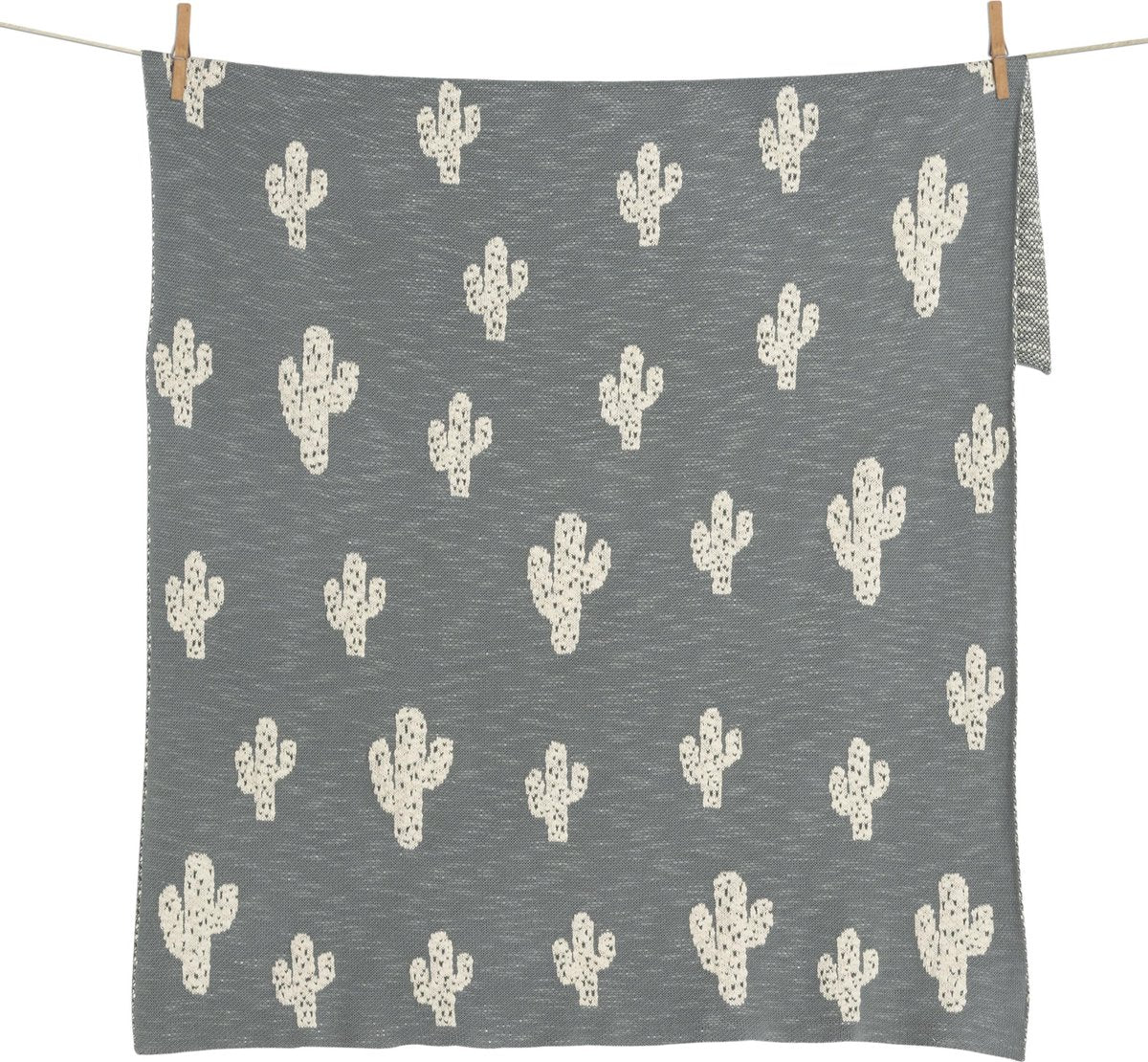 Tricot - Dekentje - Bed - On the go XL -Cactus Maat: 80x100 cm