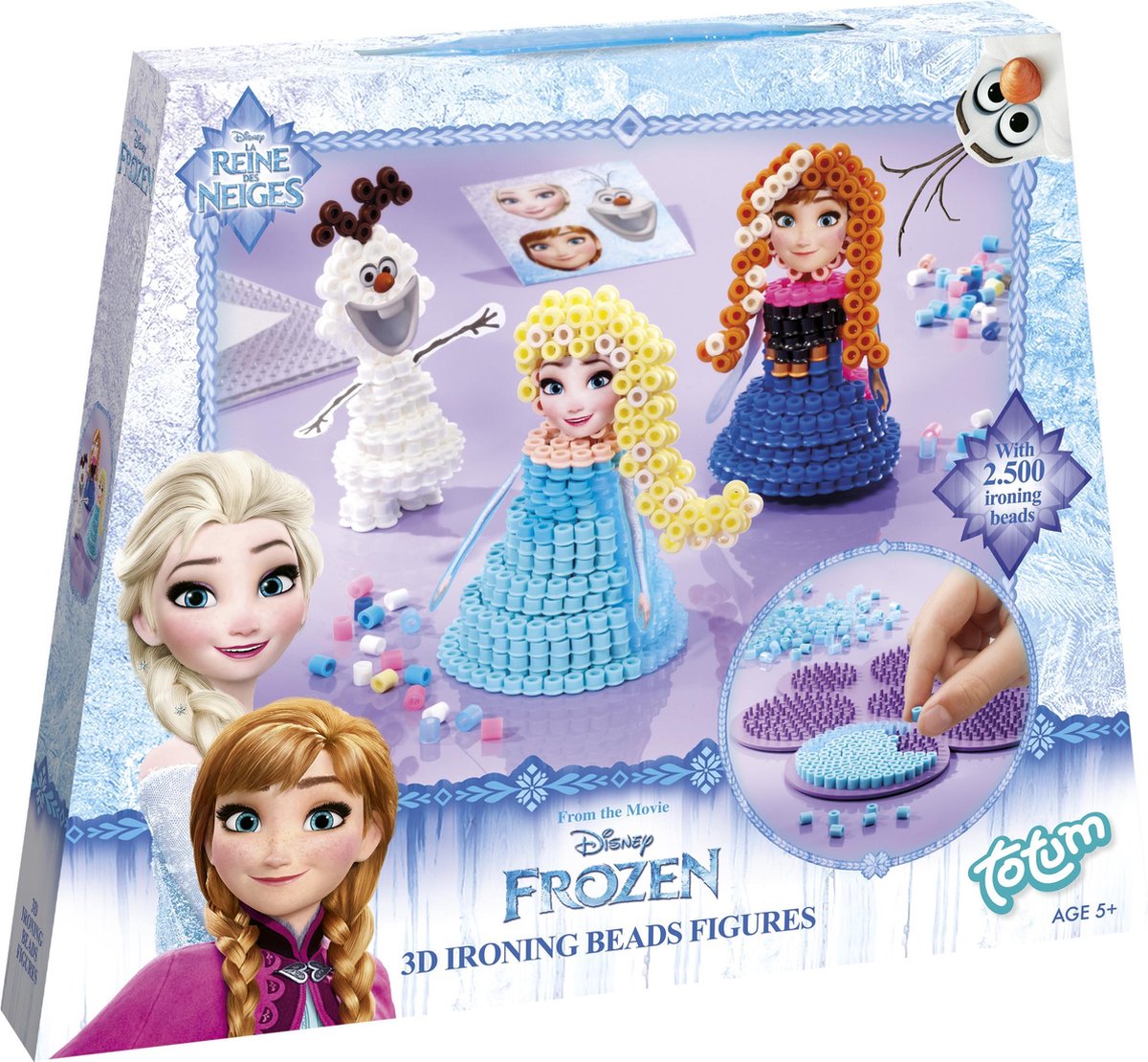 Disney Frozen 3D Ironing Beads - 3D figuren maken met strijkkralen
