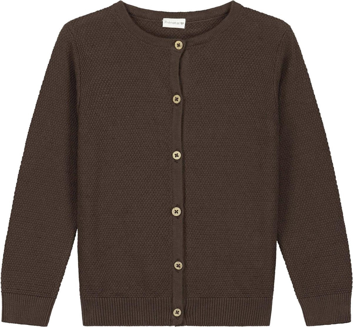 Prénatal baby vest - babykleding voor meisjes - maat 56 - Donkerbruin