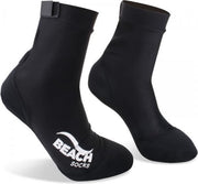 Beach Socks Lang - zwart - maat 37-39
