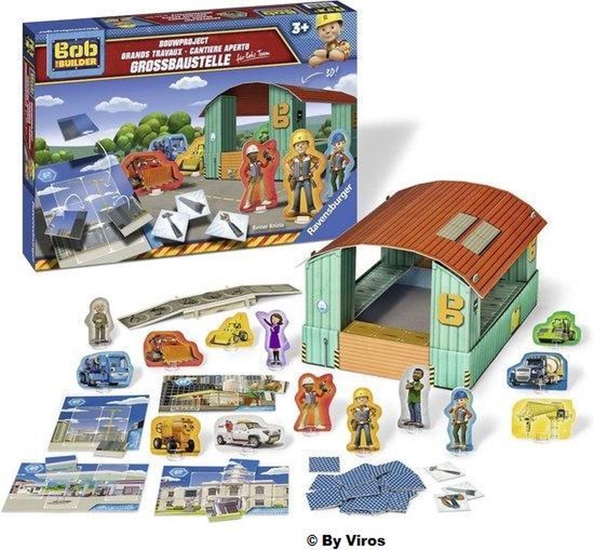 Ravensburger Bob de bouwer Bouwproject - bordspel - speelgoed - Viros
