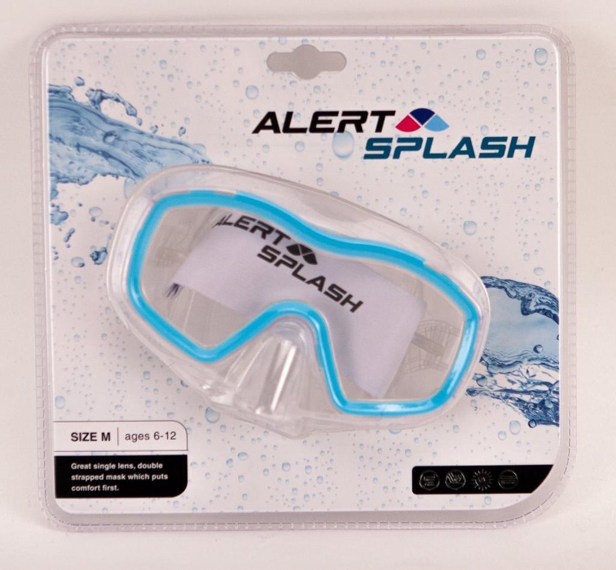 Alert Splash Duikbril Maat M Assorti