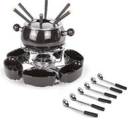Fondueset 22 delig - Kaasfondue set - met 6 fonduevorkjes en Gratis sausmolen