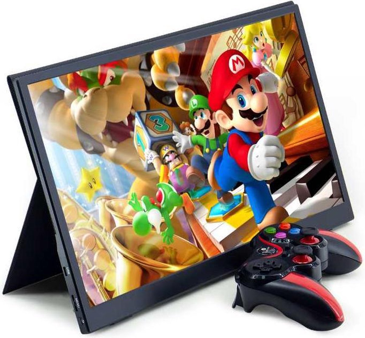Lipa AX-60T portable monitor 4K Ultra HD 15.6" / Met Touchscreen / HDMI / 2x USB C & 1x Micro usb / Met hoes en kickstand / Ook voor Nintendo Switch