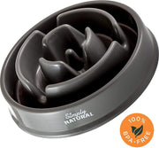 TZ® Anti-schrokbak voor honden | Hondenkom Natural BPA-vrije voerbak | Slow feeder voor honden en katten | Vermindert opname en overeten voerbak | Slow bowl hondenkom