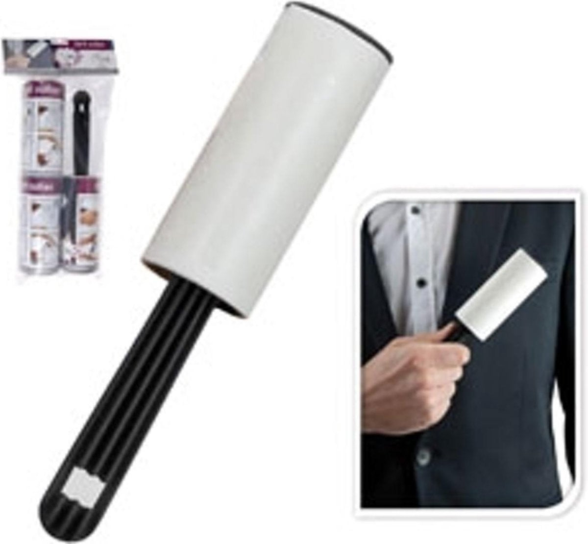 Kleding Roller met 2 navullingen - 6 Stuks - Voordeelverpakking