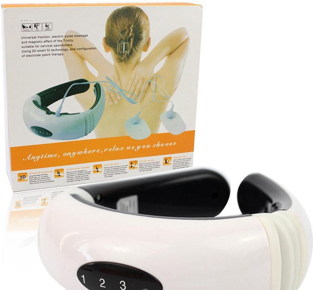 Elektromagnetische Shock Pulse Nekmassage apparaat