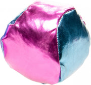 Lg-imports Jongleerbal Metallic 4 Cm Kunstleer Roze/blauw