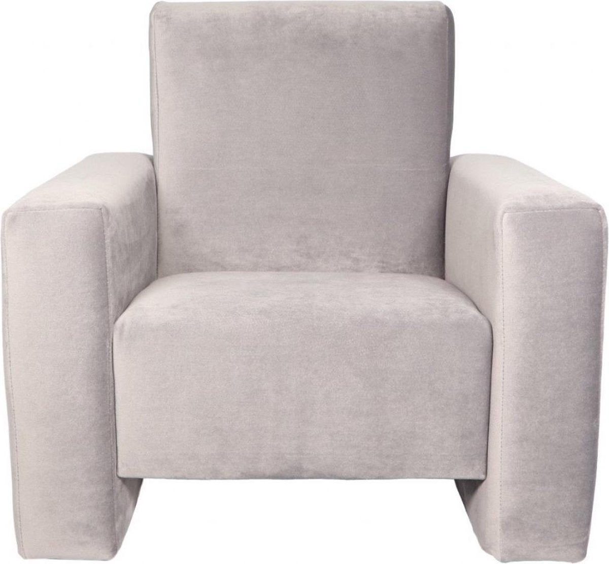Ding Kinderfauteuil Jamie Velvet Grijs