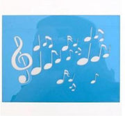 PXP Professional Colours sjabloon muzieknoten 12 x 16 cm