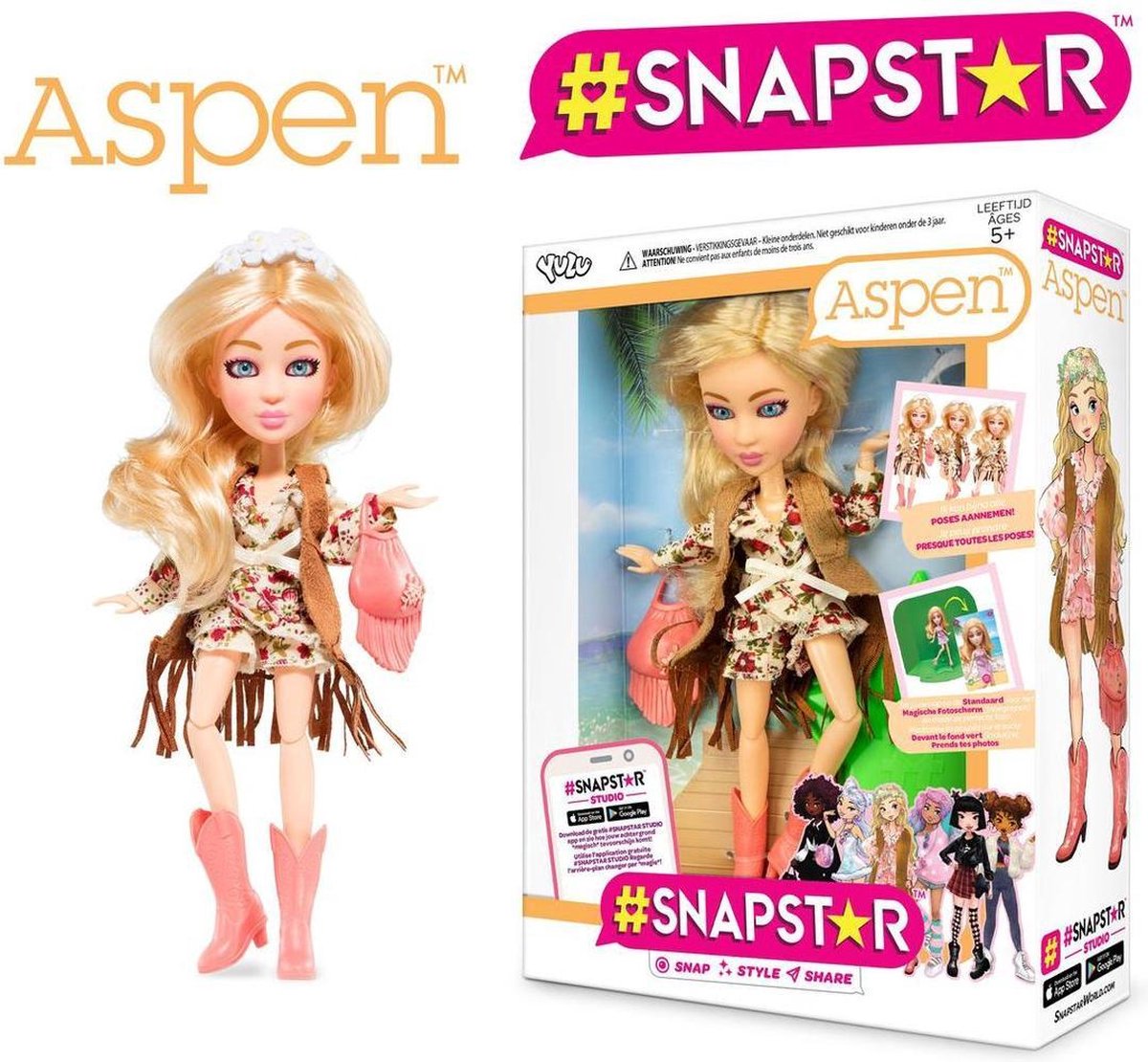 Snapstar Aspen pop + accessoires - snap style and share!
