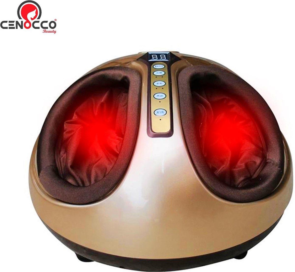 Cenocco Voetmassage Apparaat -  Massage Apparaten - met warmte  kneden en luchtcompressie - New Versie - cc9080