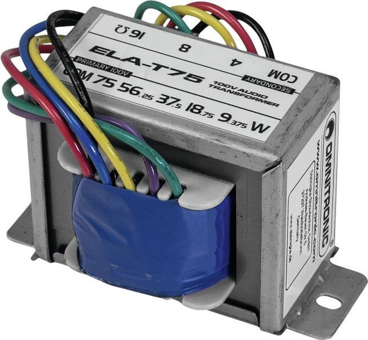 OMNITRONIC ELA-T75 Transformer 75 W
