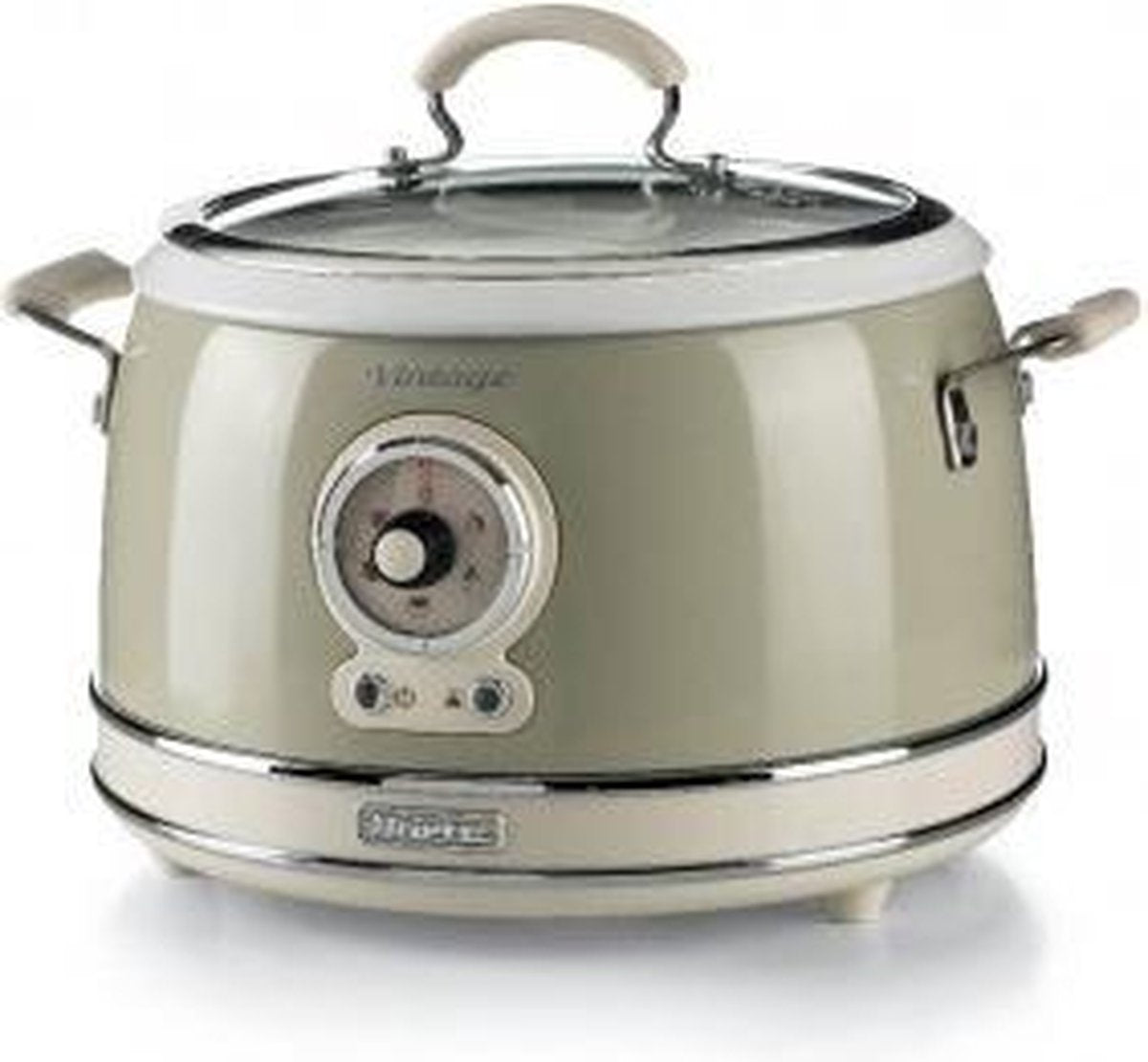 Ariete Retro Slowcooker & Rijstkoker - 3.5 L - Beige