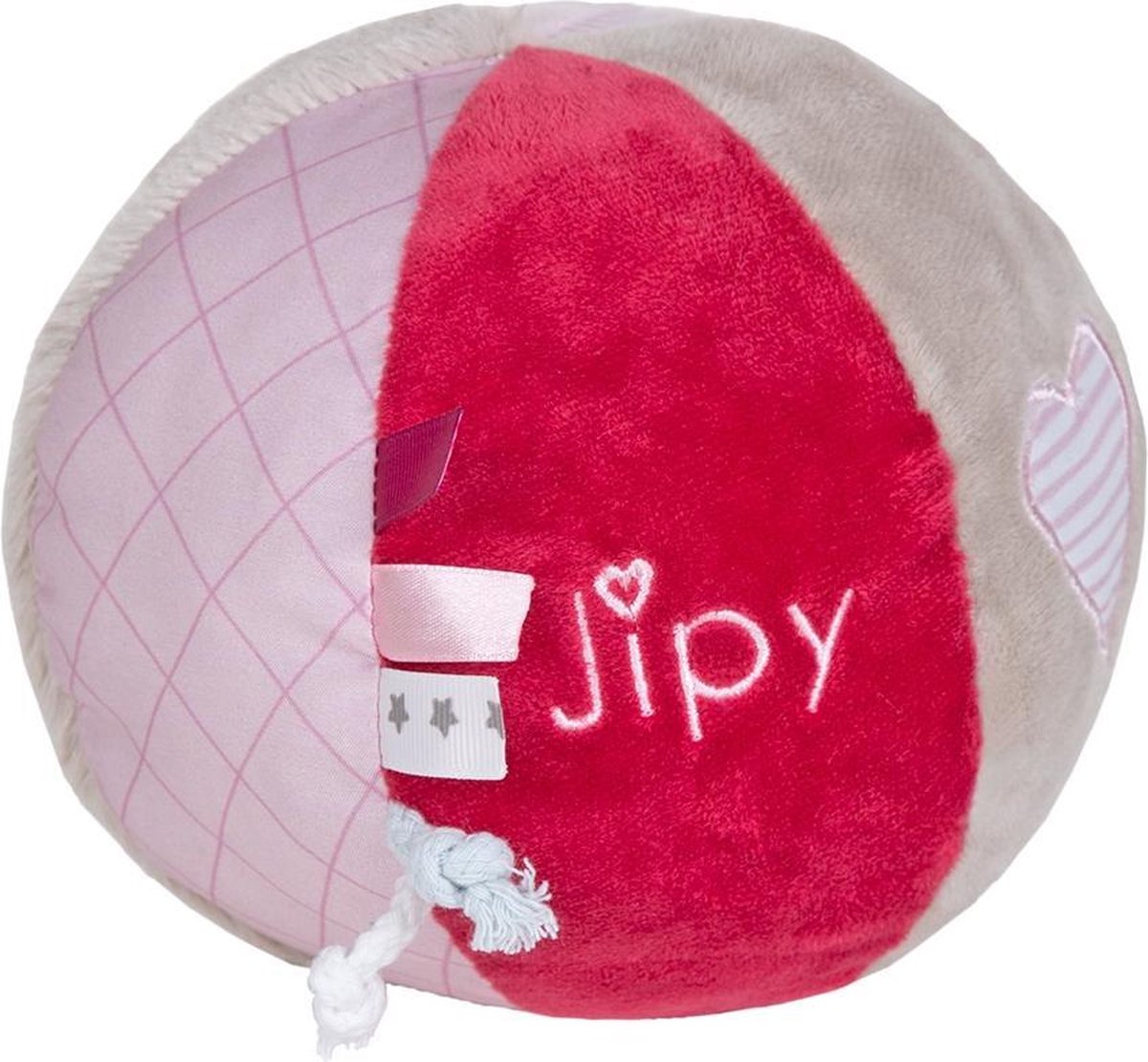 Jipy Knuffelbal + Geluid Roze