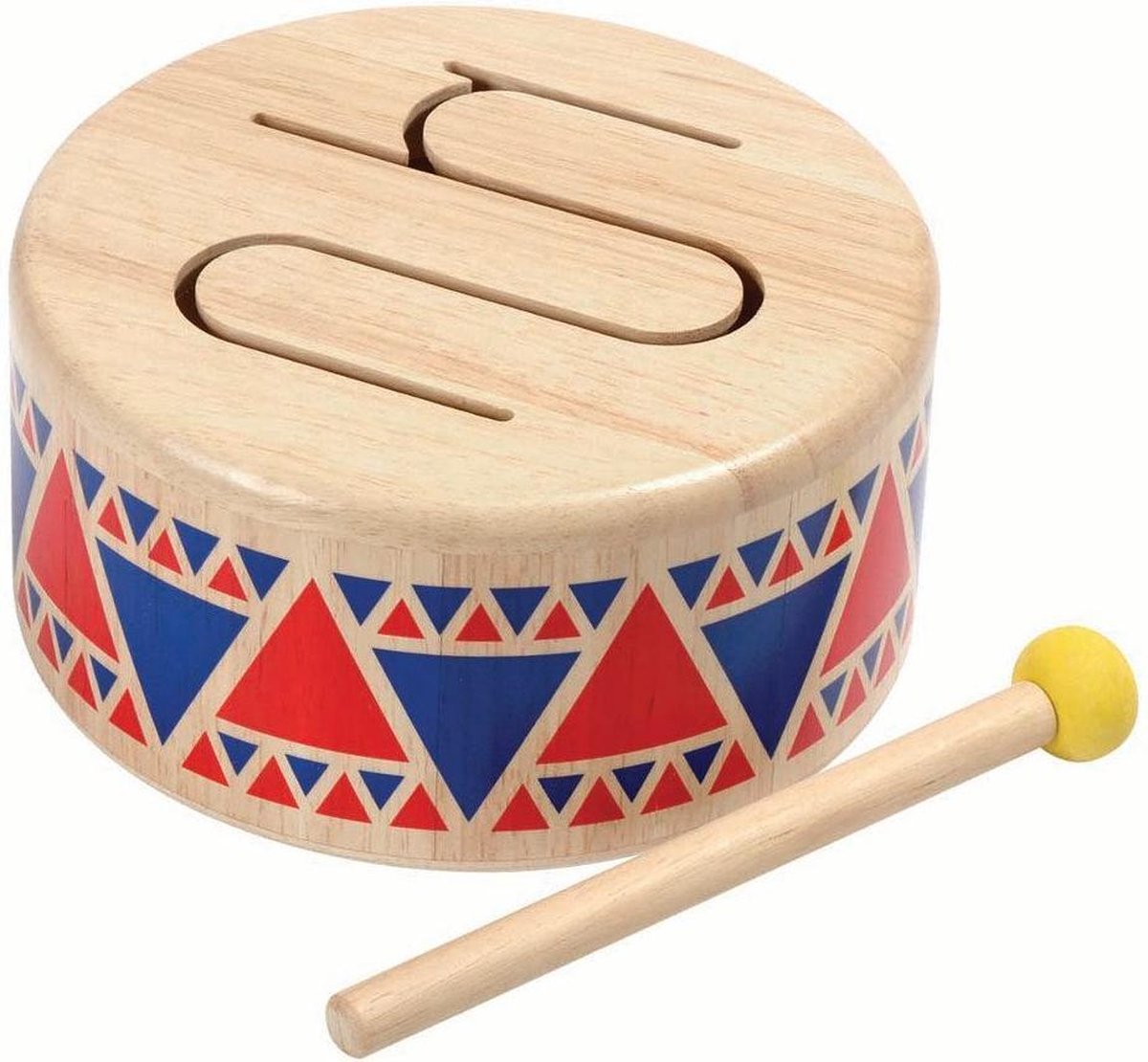 PlanToys - Houten trommel
