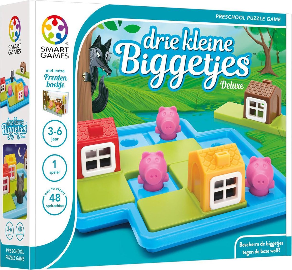 Drie Kleine Biggetjes Deluxe - Kinderspel