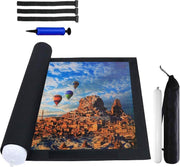 FEDEC Puzzelmat - Oprolbaar - Opbergen - Tot 1500 stukjes - Zwart