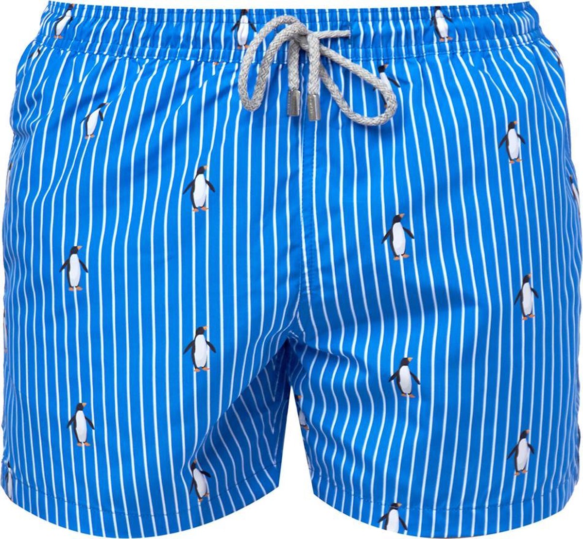 PENGUIN Sneldrogende Zwembroek Heren met Mesh Binnenbroek en Drie Zakken - Zachte en Comfortabele Zwemshort Heren / Zwembroeken Heren - Waterafstotende Zwembroek Mannen / Herenmode van Premium Stof - Blauw - L (EU 44)