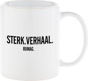 RUMAG Sterk verhaal Mok Wit