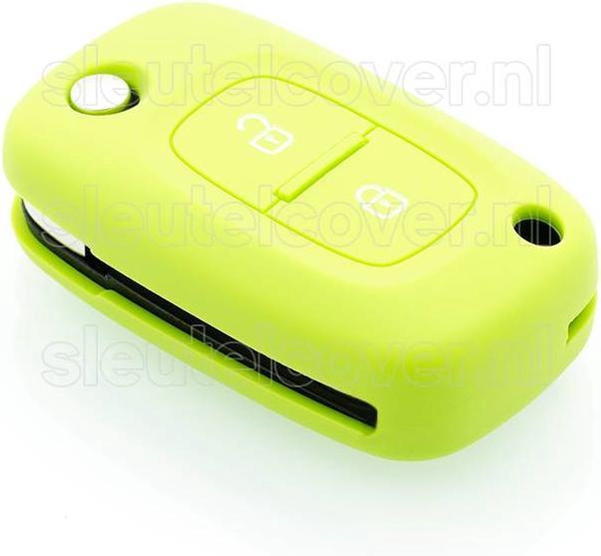 Mercedes SleutelCover - Lime groen / Silicone sleutelhoesje / beschermhoesje autosleutel