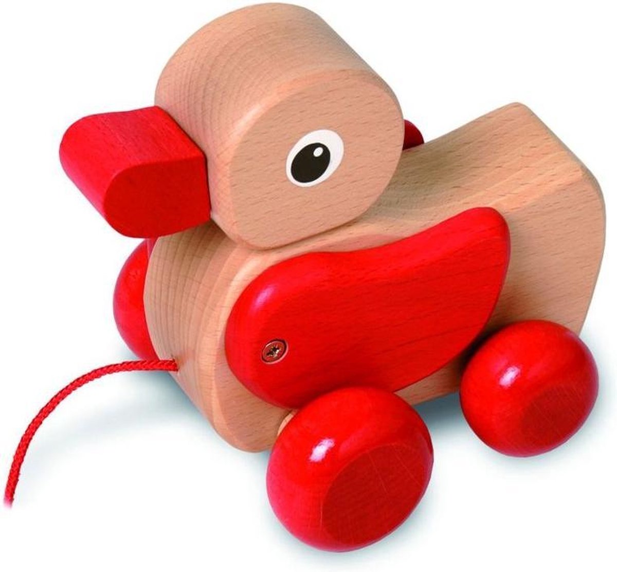 Walter Trekdier Quak-wack 16 Cm Rood/bruin